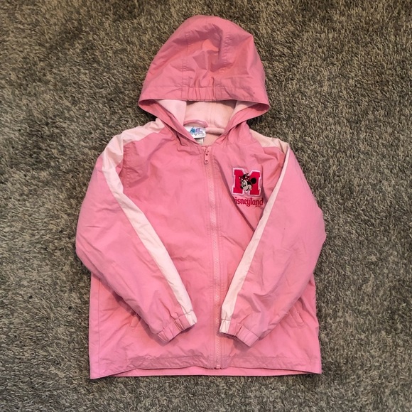 Disney Girl’s Medium 7-8 Minnie Mouse Zipper Hoodie Jacket Pink